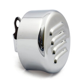 Claxon Cover | Louvered | Harley-Davidson 1993-2020 | Chroom