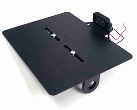 License Plate Side Mount United Kingdom with 1/2 inch fixing hole