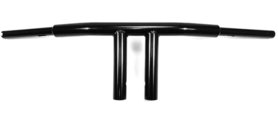 1 Inch Stuur Chubby T-bar Club Style 8 Inch Zwart voor Harley Davidson