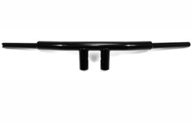 1 Inch Stuur Chubby T-bar Club Style 4 Inch Zwart voor Harley Davidson