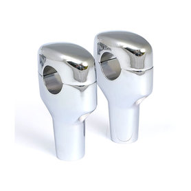 1-1,4" Risers | Smooth | 90mm (3,5 inch) | Chroom