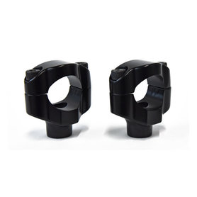 1-1,4" Risers | Smooth | 40mm (1-5/8 inch) | Zwart