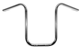 7/8 Inch (22mm) Universal Handlebars Narrow Ape Hanger 15 Inch Chrome