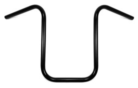 7/8 Inch (22mm) Universal Handlebars Narrow Ape Hanger 15 Inch Black