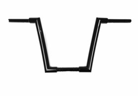 Lenker Chubby Ape 14 Zoll Schwarz Black kompatibel mitHarley Davidson mit 1 Zoll risers