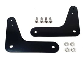 Sissybar Zijplaten compatibel met Harley Davidson 18-22 FXLR/S  FLSB Zwart