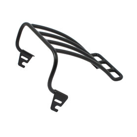 00-05 FXST; 00-06 FLST. Past op modellen met 150mm achterband Bagagedrager, voor solo zadel