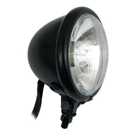 Koplamp | 4-1/2" | Bates Style | Zwart