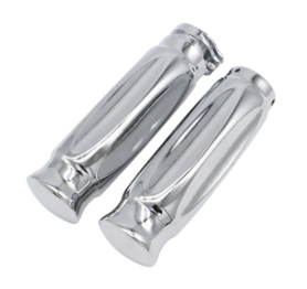 1" Handvatten | WLC | Aluminium/Chroom voor Harley Davidson