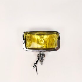 Koplamp | Square | Chroom | Geel | 60's Style