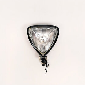 Koplamp | Triangle | Zwart| Helder | 60's Style