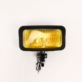 Koplamp | Square | Zwart| Geel | 60's Style