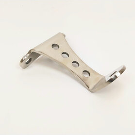 Koplampsteun voor dubbele koplamp H-D | Gepolijst RVS