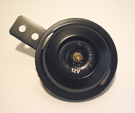 Claxon | Mini | Universeel | 12V | Zwart Claxon | Mini | Universeel | 12V | Zwart