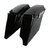 5" down verlengde saddlebag set. zwart 94-13 FLT/Touring